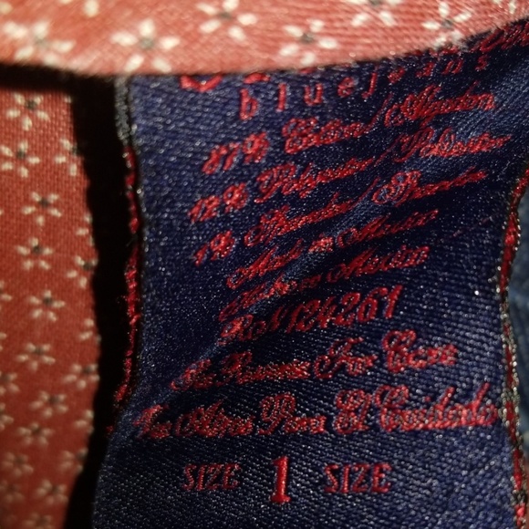 Stone Love Jeans Size 1 Fit & Flare Blue Denim - Picture 6 of 8